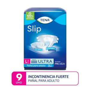 Pañal para adulto TENA Slip Ultra Talla L Paquete 9un