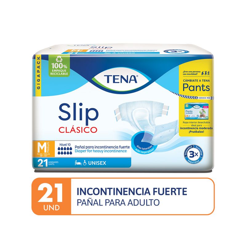 Línea TENA Slip: pañales para personas con poca movilidad