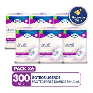 PACK X6 Protectores Diarios TENA Discreet