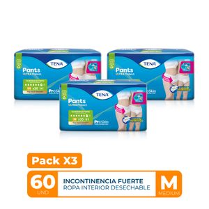 PACK X3 Ropa interior absorbente TENA Pants Ultra