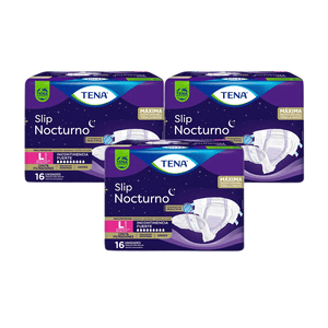 PACK X 3 PAÑAL TENA SLIP NOCTURNO