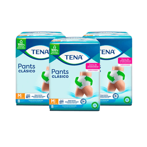 PACK X3 Ropa interior absorbente TENA Pants Clásico