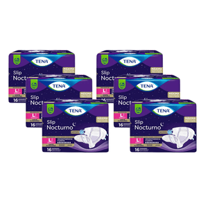 PACK X6 PAÑAL TENA SLIP NOCTURNO